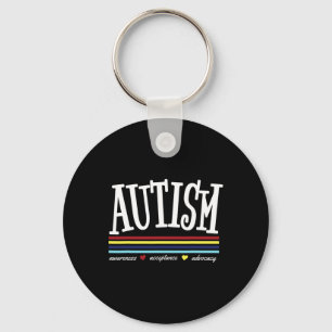Autism Blue For Autism Awareness Month Keychain
