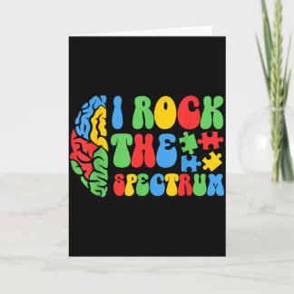 Autism Brain I Rock The Spectrum Awareness Boys Gi Card