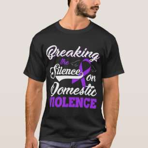 Autism-Break The Silence On Domestic Violence  Aut T-Shirt