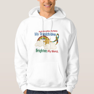 Autism BRIGHTEN MY WORLD 1 Grandchildren 2 Hoodie