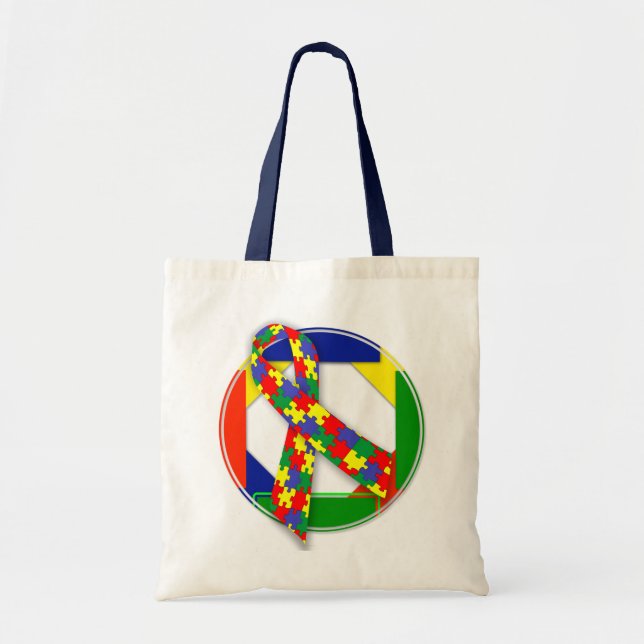 Autism Budget Tote Bag (Front)