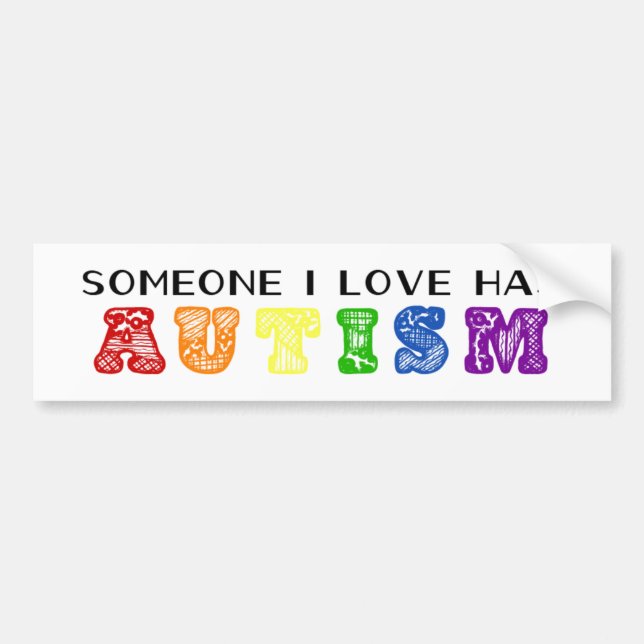 Autism Bumper Sticker (Front)