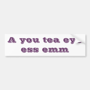 Autism Bumper Sticker