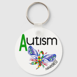 AUTISM Butterfly 3.1 Keychain
