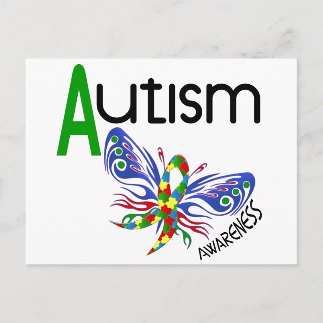 AUTISM Butterfly 3.1 Postcard (Front)