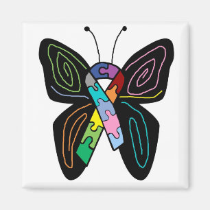 Autism Butterfly magnet