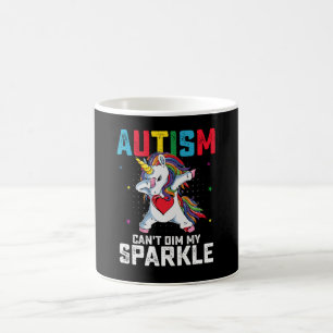 Autism Can't Dim My Sparkle Unicorn Awareness Coffee Mug