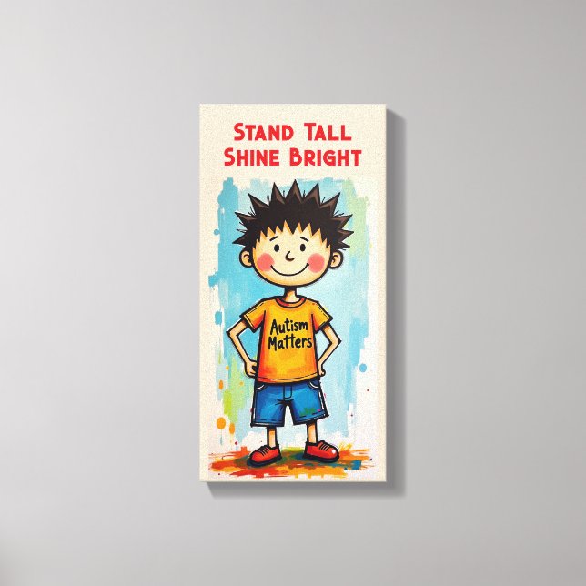 Autism Canvas Print (Front)