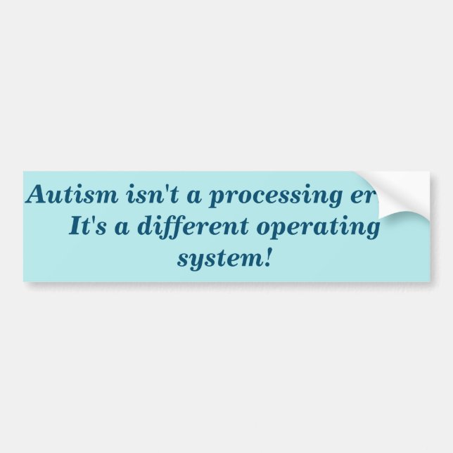 Autism Car Sticker (Front)