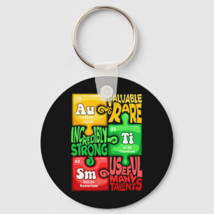 Autism Chemical Element Keychain