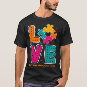 Autism Child Awareness Acceptance Love Choose Kind T-Shirt