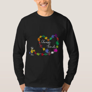 Autism-Choose Kind Autism Awareness Gift For Kindn T-Shirt