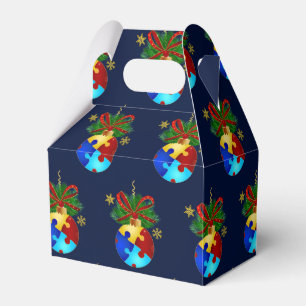 Autism Christmas Bauble Favor Box