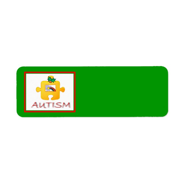 Autism Christmas Label (Front)
