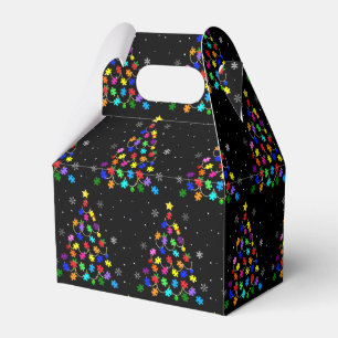 Autism Christmas Tree Favor Box