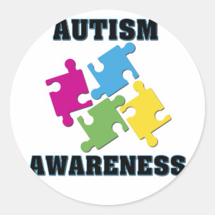 Autism Classic Round Sticker