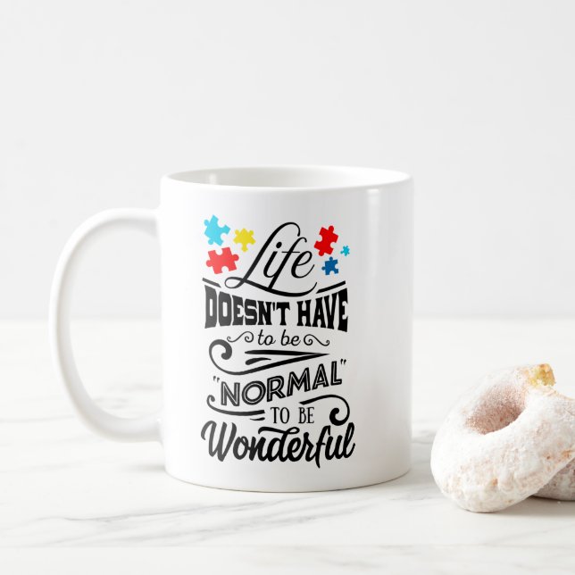 Autism Coffee Mug (With Donut)