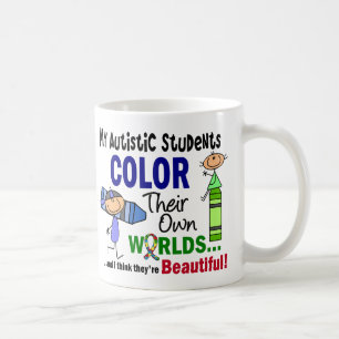 Autism COLOR THEIR OWN WORLDS Students Coffee Mug