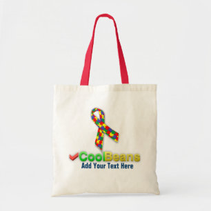 Autism Cool Beans Budget Tote Bag