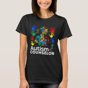 Autism Counsellor Navigating Autism Autism Counsel T-Shirt