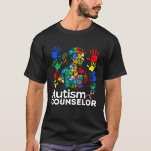 Autism Counselor Navigating Autism Autism Counseli T-Shirt