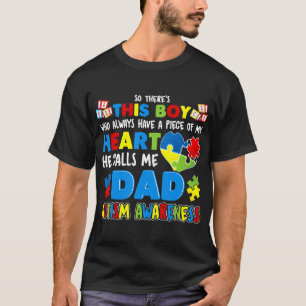 Autism-Dad Autism Awareness  Special Fathers Gift T-Shirt
