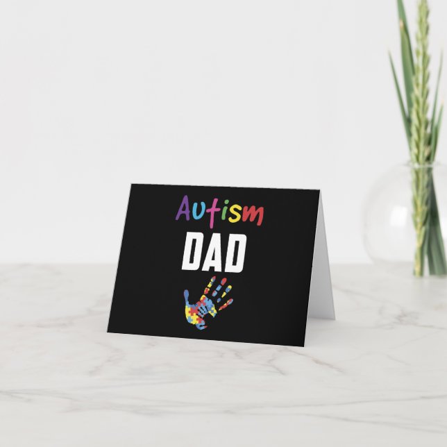 Autism Dad Father's Day Card (Front)