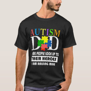 Autism Dad Mens Autism Autism Dad Gif Autism Aware T-Shirt