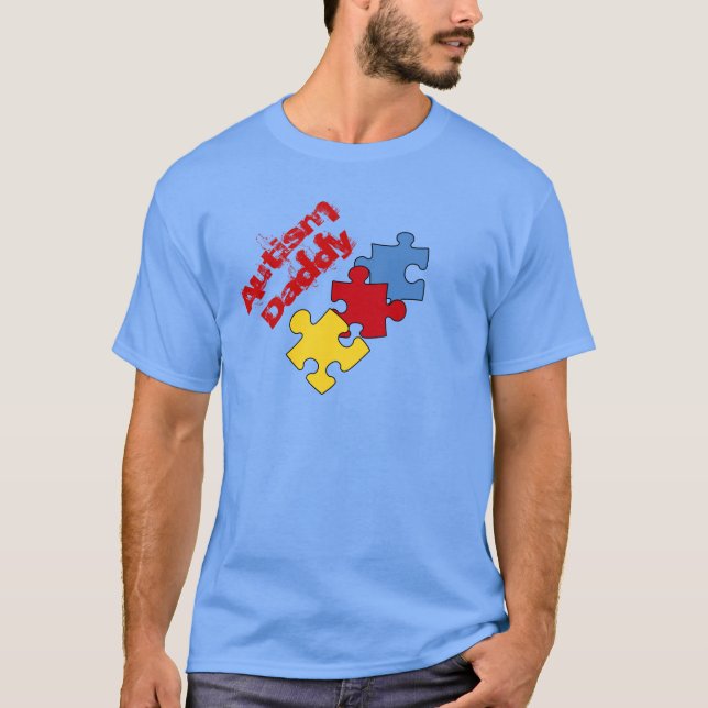 Autism Daddy  Shirt (Front)