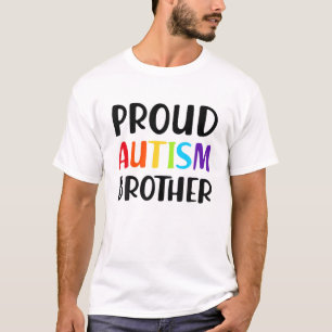 Autism Day Siblings Graphic Classic Design Love My T-Shirt