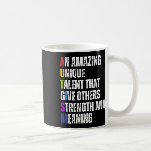 Autism Definition Autism Awareness Month Support I Coffee Mug