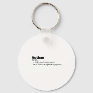 Autism Definition It's Not A Disability A Differen Keychain