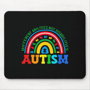 Autism Different abilities not disabilities Autism Mouse Pad