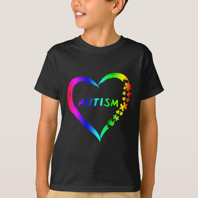 Autism Disabilities Awareness Month Support  T-Shirt (Front)
