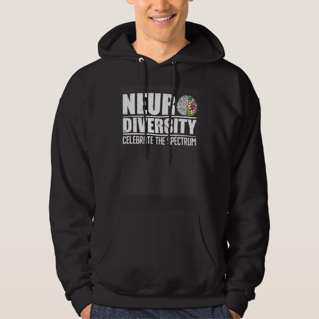 Autism diversity neurodiversity autistics Awarenes Hoodie (Front)