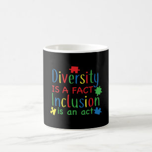 Autism Diversity Puzzle Print Coffee Mug