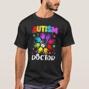 Autism Doctor Puzzle Autism Awareness Autistic Sup T-Shirt