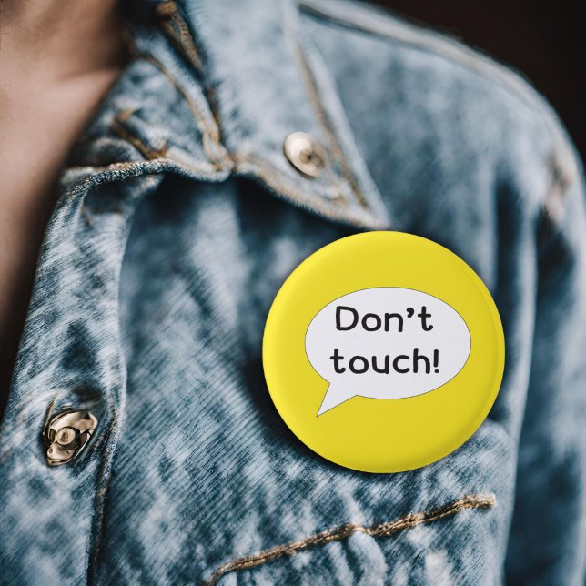 Autism don't touch personal Space Aspergers  1 Inch Round Button (Creator Uploaded)
