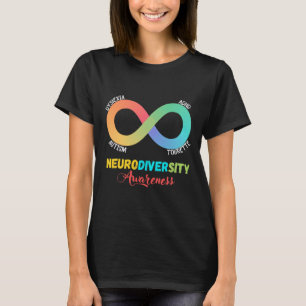 Autism Dyslexia Tourette Neurodiversity Awareness  T-Shirt