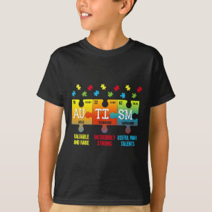 Autism Elements Periodic Table Awareness Asd Men W T-Shirt