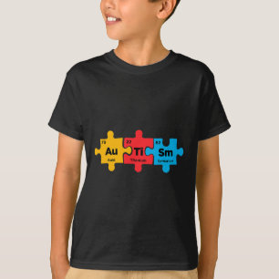 Autism Elements Periodic Table Puzzle Awareness As T-Shirt