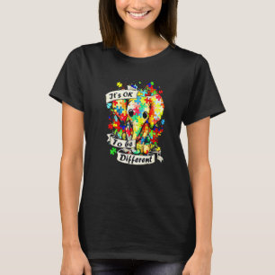 Autism Elephant Puzzle It's Ok To Be Different Mom T-Shirt
