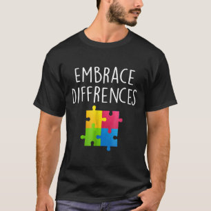 Autism-Embrace Differences Autism Awareness T-Shirt