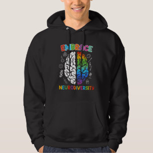 Autism Embrace Neurodiversity Autistics Awareness Hoodie