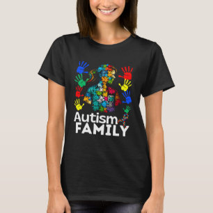 Autism Family Navigating Autism Autism Mom Dad Fam T-Shirt