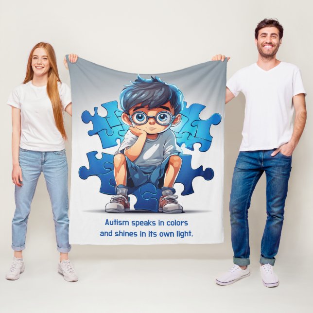 Autism-  fleece blanket (In Situ)