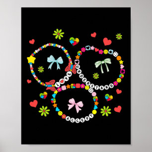 Autism Friendship Bracelet Autism Kid Mom Poster