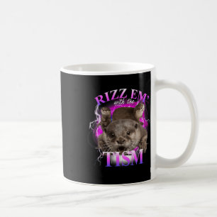 Autism Funny Rizz Em With The Tism Meme Autistic O Coffee Mug