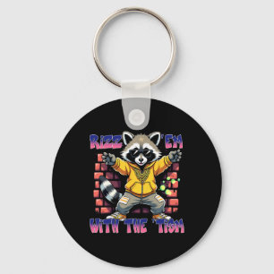 Autism Funny Rizz Em With The Tism Meme Autistic R Keychain
