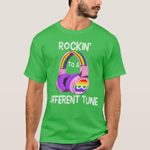Autism Game Rocking To A Different Tune For Gamer T-Shirt